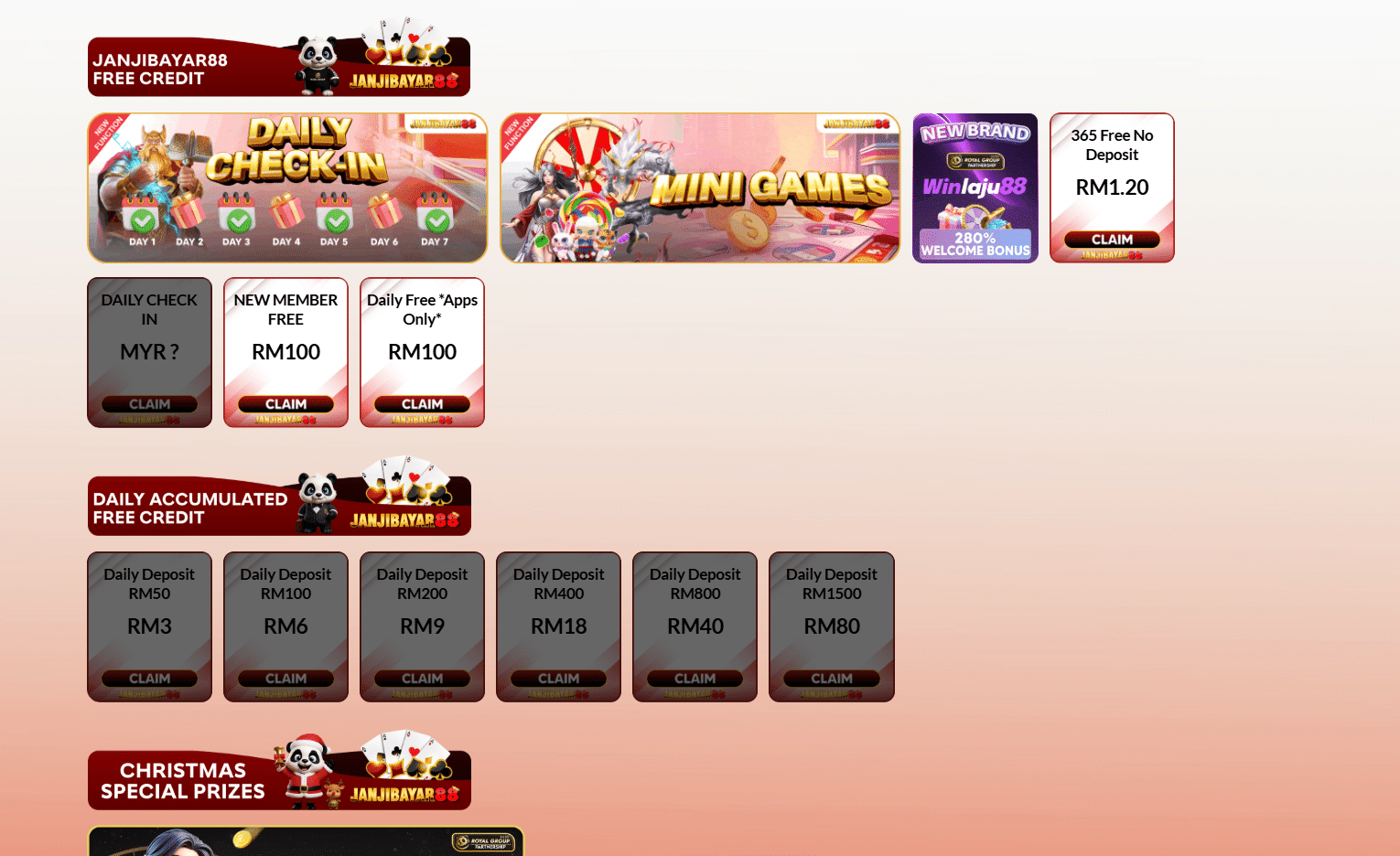 janjibayar88 promotions offers free credit slot & link free credit slot