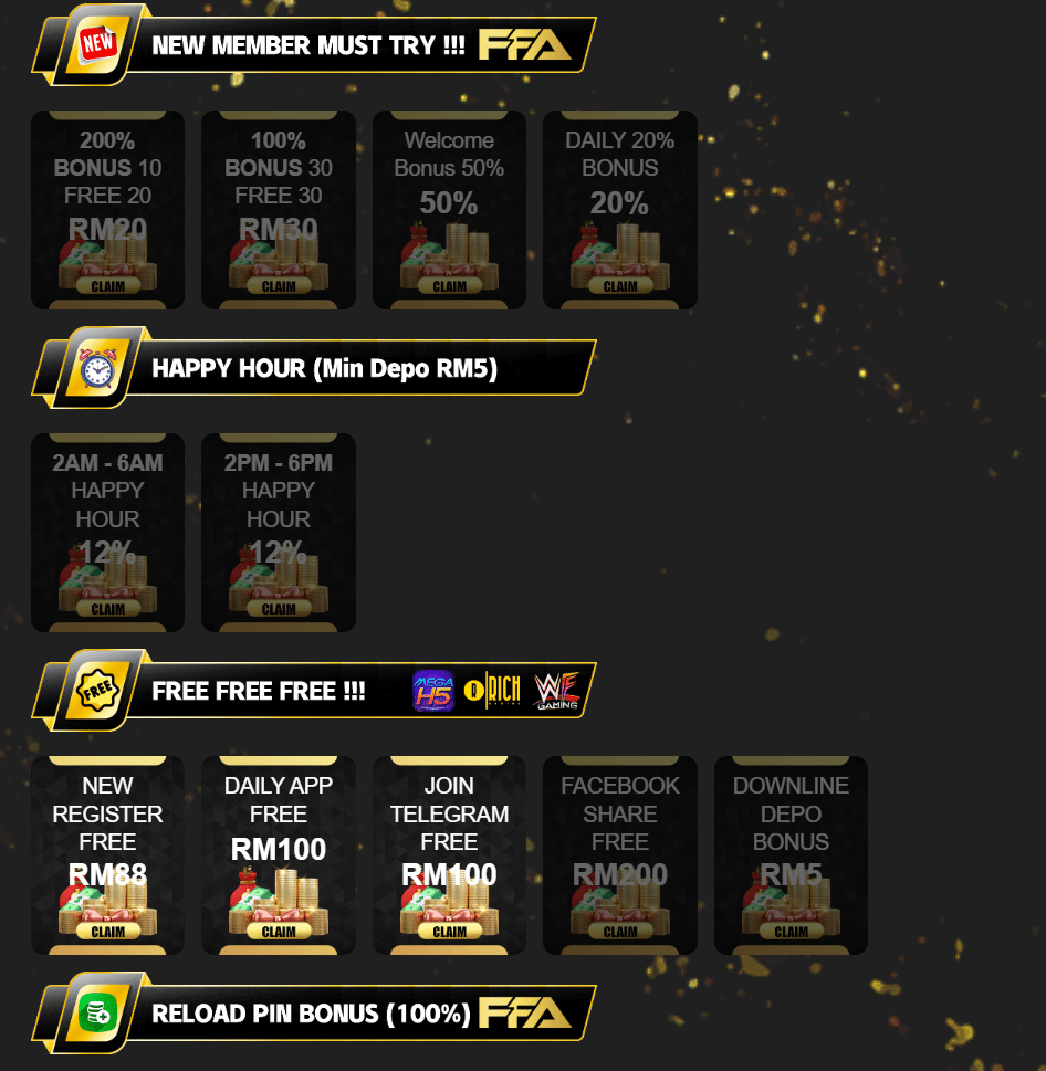 ffa4u promotion page