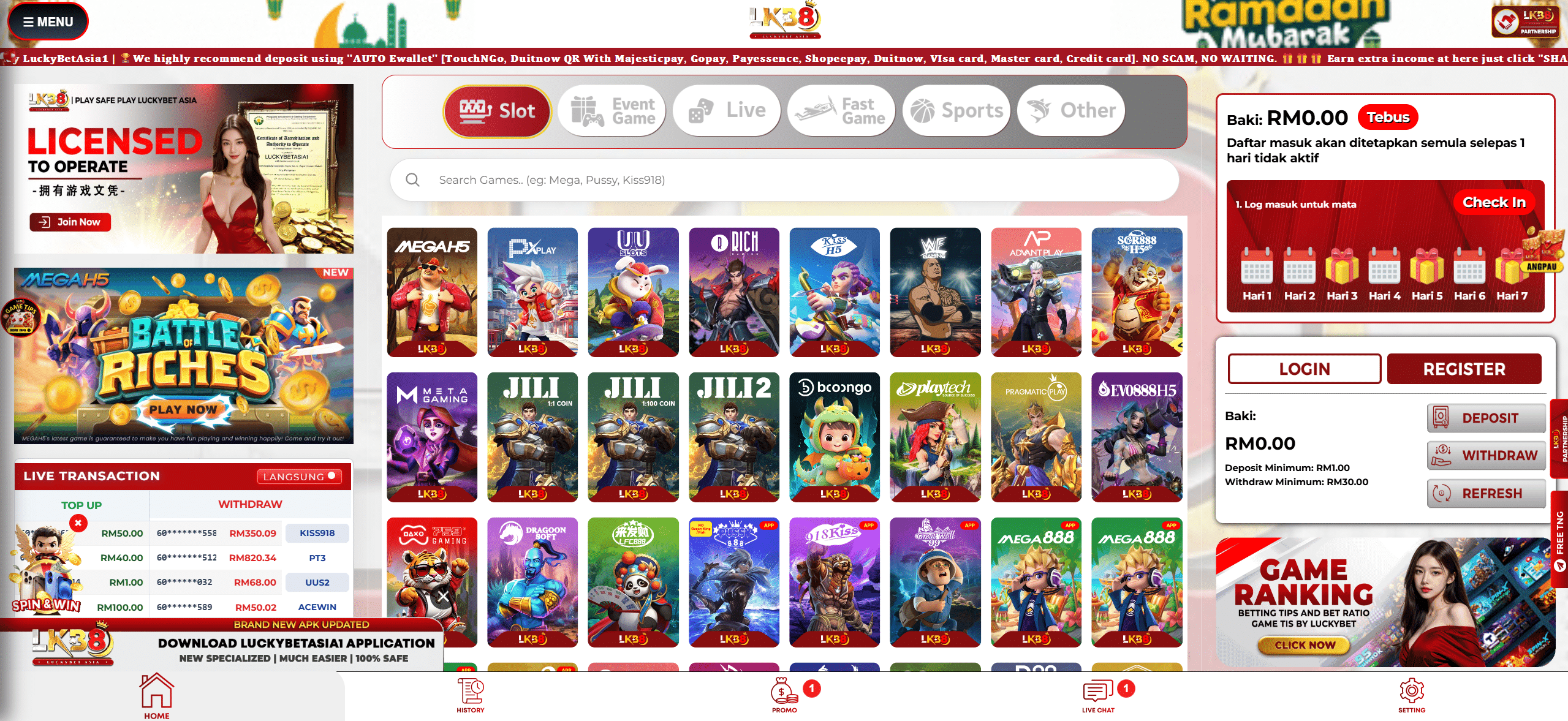 lkb8 casino homepage
