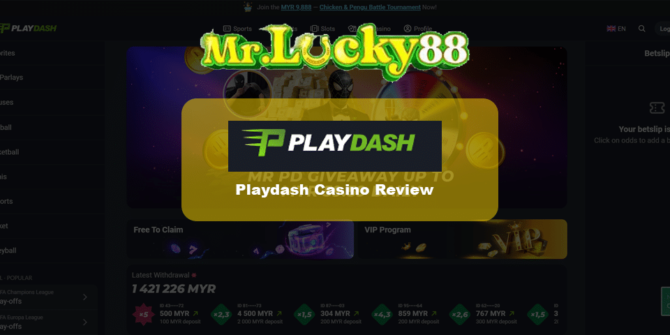 playdash casino review malaysia 2026