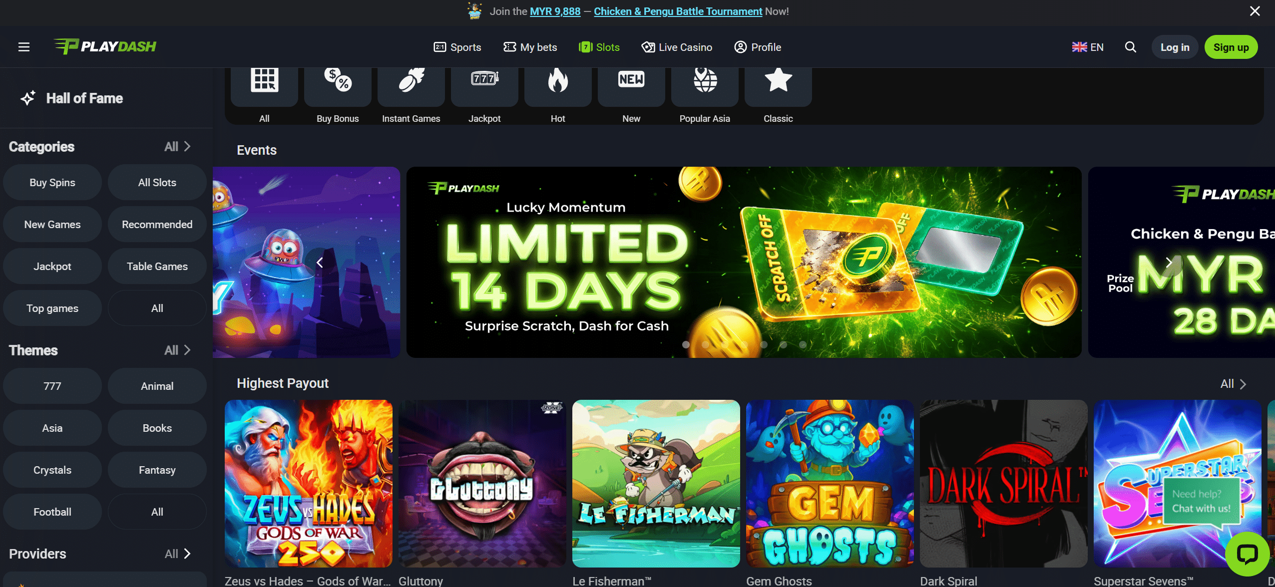 playdash slots game malaysia 2026