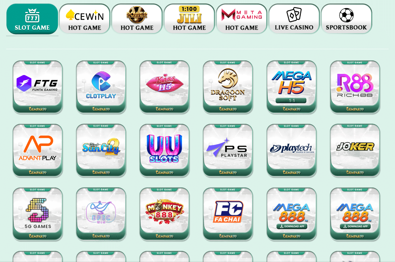 gempak99 online casino slot games