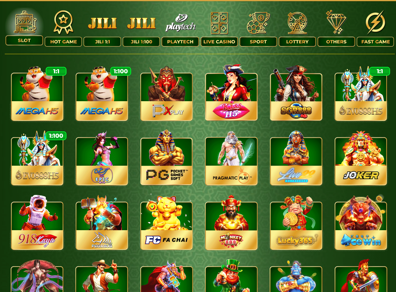 rezeki44 online casino slot page