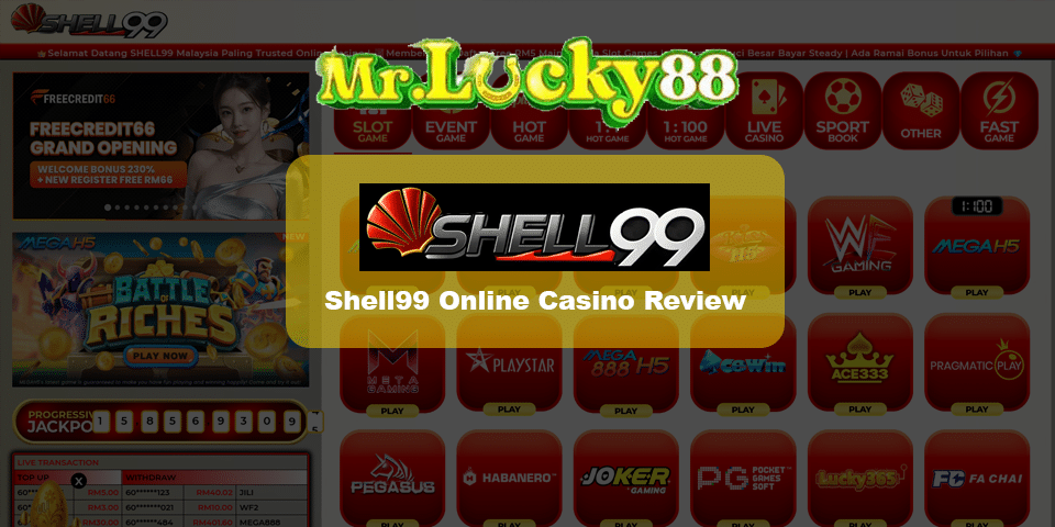 shell99 online casino review